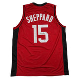 Autographed/Signed Reed Sheppard Houston Red Basketball Jersey Beckett BAS COA