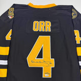 Autographed/Signed Bobby Orr "HOF 79" Boston Bruins Black Jersey Fanatics COA