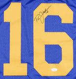 Ron Jaworski Signed Rams Jersey (JSA COA) Los Angeles Quarterback (1973-1976)