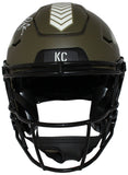 Travis Kelce Signed Kansas City Chiefs Authentic Salute Flex Helmet Beckett