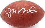 Joe Montana Autographed Signed NFL Leather Football 49ers Beckett QR #BS30305