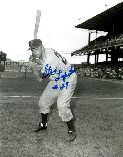 Philadelphia Phillies STAN LOPATA (d) Signed 8x10 Photo #2 AUTO - 2 x All Star