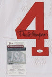 David Thompson Signed N C State Wolfpack Jersey (JSA COA) #1 Overall Dft Pk 1975