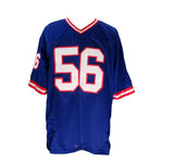 Lawrence Taylor HOF Signed/Auto Custom Blue Football Jersey NY Giants JSA 200791