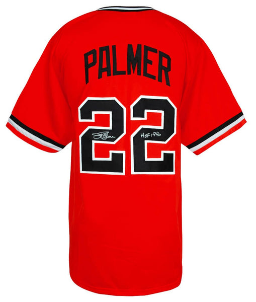 Jim Palmer (ORIOLES) Signed Orange Custom Baseball Jersey w/HOF'90 -SCHWARTZ COA