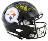 Steelers Jerome Bettis Signed Riddell Speed Flex Full Size Helmet BAS Witnessed