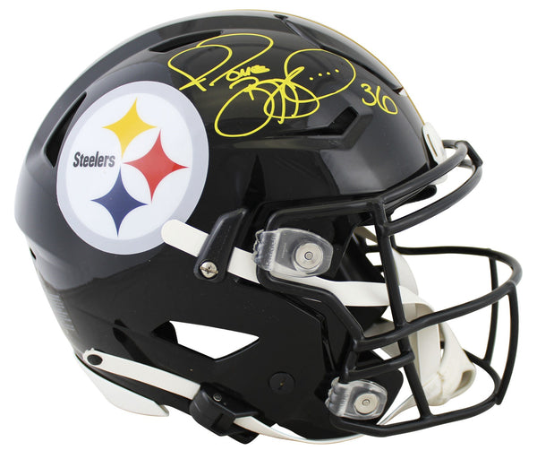 Steelers Jerome Bettis Signed Riddell Speed Flex Full Size Helmet BAS Witnessed