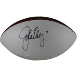 John Elway Autographed/Signed NFL Logo Football Beckett Authentication 50039