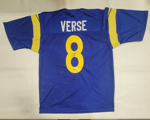 JARED VERSE SIGNED AUTOGRAPHED CUSTOM PRO STYLE CUSTOM XL JERSEY BECKETT QR