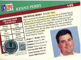 Kenny Perry Autographed 1991 Pro Set #145 Trading Card Beckett 44882