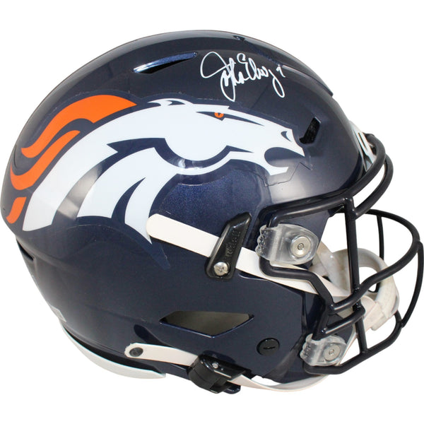 John Elway Autographed Denver Broncos SpeedFlex TB 97-23 Helmet Beckett 50222