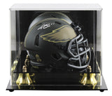 Eagles A.J. Brown Signed Salute to Service IV Speed Mini Helmet W/ Case BAS Wit