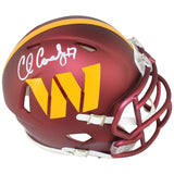 Chris Cooley Autographed Washington Commanders Mini Helmet Beckett Witness 52880