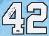 Sean May Signed North Carolina Tar Heels Jersey (Beckett QR) 2005 NCAA Champion