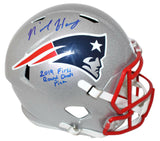 N'Keal Harry Signed New England Patriots Speed Replica Helmet 1st Rnd BAS 24281