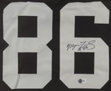 Mervyn Fernandez Signed Oakland Raiders Jersey (Beckett) All Pro W.R / NFL & CFL