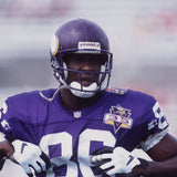 Cris Carter & Jake Reed Signed Minnesota Vikings "Purple Reign" Jersey (JSA COA)