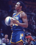 George McGinnis Signed Indiana Pacers Jersey (PSA COA) 3xABA Champion Forward