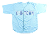 Michael Busch Chicago Signed Light Blue Baseball Jersey BAS