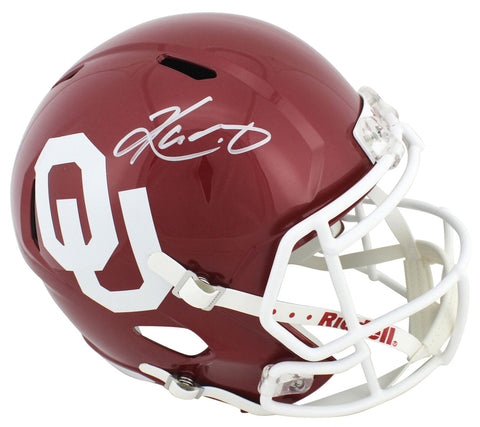 Oklahoma Kyler Murray Authentic Signed Full Size Speed Rep Helmet BAS Witnessed
