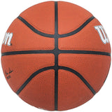 TONY PARKER AUTOGRAPHED AUTHENTIC LEATHER SPURS BASKETBALL SPURS BECKETT 222837