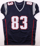 Wes Welker Signed New England Patriots Pro Cut Jersey (JSA) 5xPro Bowl Receiver