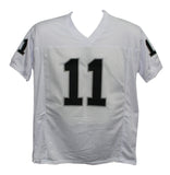 Sebastian Janikowski Autographed/Signed Pro Style White XL Jersey BAS 33981