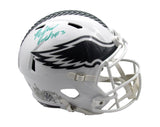 Nolan Smith Signed Full Size Replica Salute to Service Helmet Eagles JSA 193471