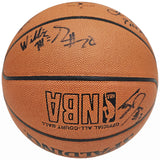 2002-03 St. Mary Autographed Basketball 8 Sigs LeBron James PSA/DNA AI01382