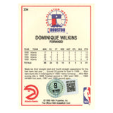 Dominique Wilkins Autographed 1989 NBA Hoops #234 Trading Card Beckett 54238