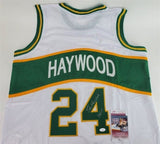 Spencer Haywood Signed Seattle Supersonics Jersey Inscribed "HOF 15" (JSA COA)