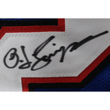 OJ Simpson Autographed/Signed Pro Style size XL Blue Jersey JSA 50302