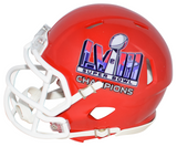 PATRICK MAHOMES SIGNED KANSAS CITY CHIEFS SUPER BOWL LVIII MINI HELMET BECKETT