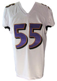 Terrell Suggs Signed/Auto White Custom Jersey Baltimore Ravens JSA 203384