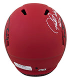 Buccaneers Ronde Barber "HOF 23" Signed Rave F/S Speed Rep Helmet W/ Case BAS W