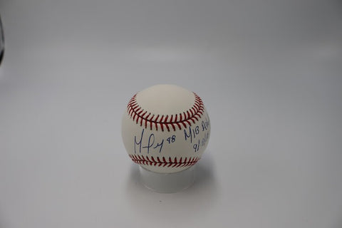 German Marquez Autographed MLB Baseball Inscribed "MLB Debut 9-18-16" JSA