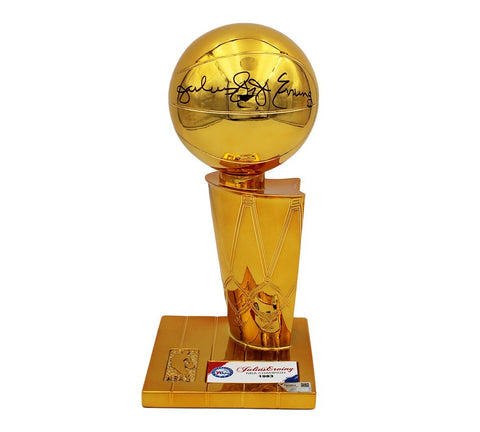 Julius Erving Signed Philadelphia 76ers NBA Champions Trophy