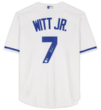 Bobby Witt Jr. Autographed Kansas City Royals White Nike Replica Jersey Fanatics