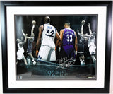Alonzo Mourning Autographed 16x20 Framed Photo - Charlotte Hornets | UDA COA
