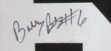Bubby Brister Autographed Custom Black Football Jersey Steelers JSA 179789
