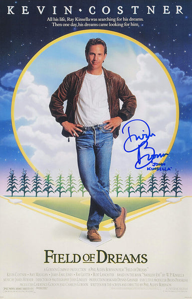 Dwier Brown Signed Field of Dreams 11x17 Movie Poster w/John Kinsella - SS COA