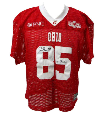 Ohio Team Big 33 FB Game Signed GameWear Red Jersey #85 Size XXXL 143900