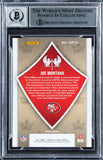 49ers Joe Montana Signed 2021 Rookies & Stars Silver #11 Card Auto 10! BAS Slab