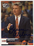 Bruce Weber Signed Illinois 2005 Press Pass Basketball Trading Card #43 (SS COA)