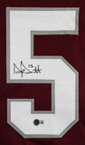 Mississippi State Dak Prescott Signed Maroon Pro Style Jersey BAS Witnessed