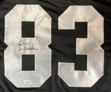 Ben Davidson Signed Oakland Raiders Jersey (Beckett) 3xPro Bowl Defensive End