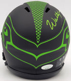 WALTER JONES AUTOGRAPHED SEAHAWKS ECLIPSE BLACK MINI HELMET MCS HOLO 203084