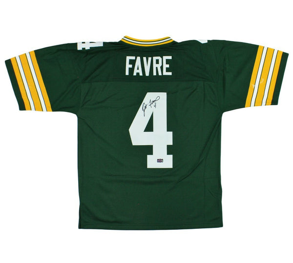 Brett Favre Signed Green Bay Packers Mitchell & Ness Legacy Green NFL Lg Jersey