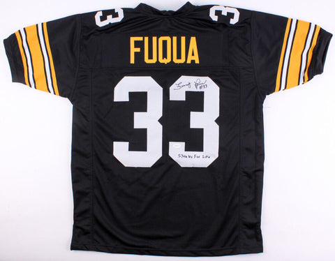 John "Frenchy" Fuqua Signed Steelers Jersey Inscribed "Steeler for Life" TSE COA