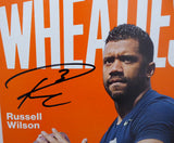 RUSSELL WILSON AUTOGRAPHED WHEATIES BOX SEATTLE SEAHAWKS RW HOLO STOCK #145847